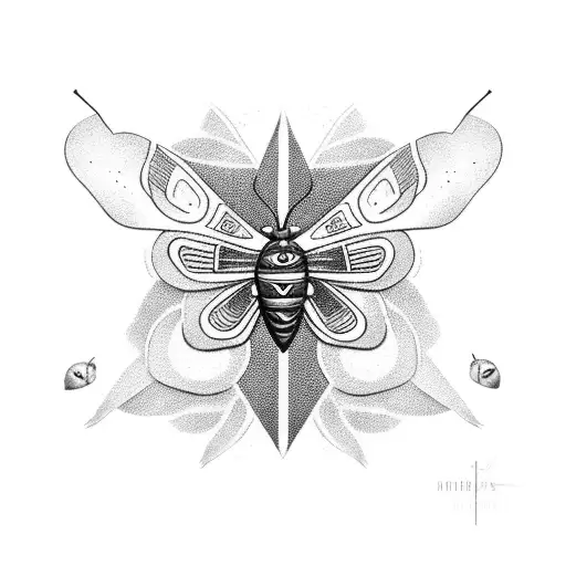 An Attacus Moth On The Chest