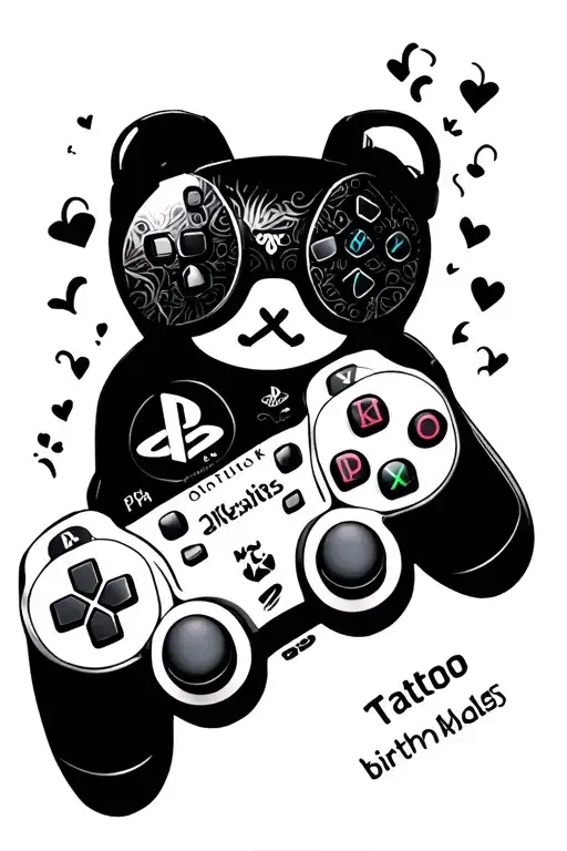 Birthdates Of My Three Kids And Playstation Controller