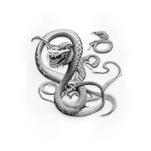 James Hetfield Guitar With A Snake Wraped Around The Head Of The Guitar