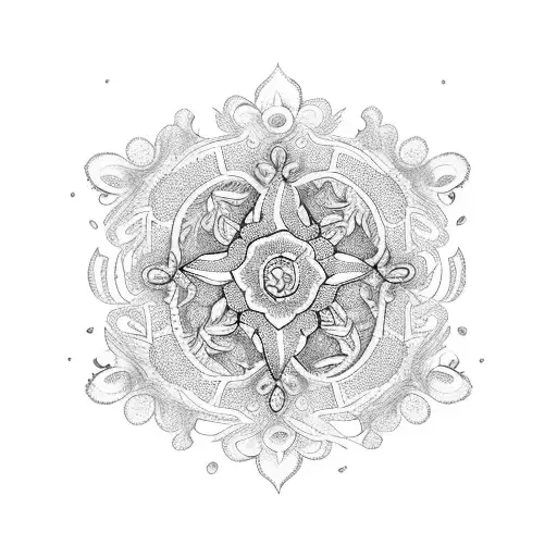 Jade Stone With Intricate Floral Patterns