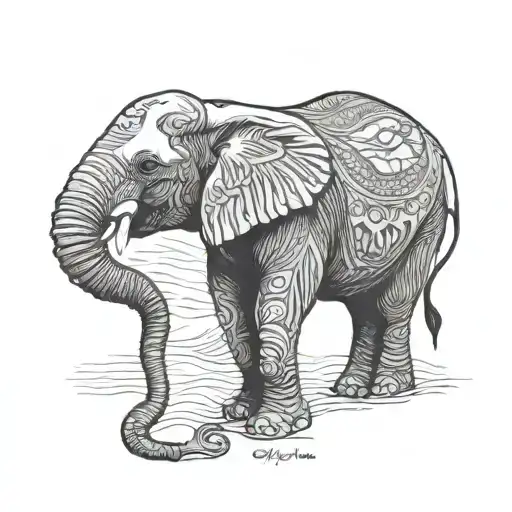 Elephant Front Facing