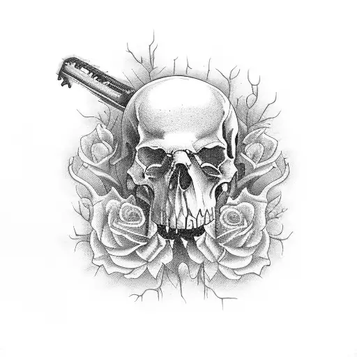 A Hauntingly Beautiful Typewriter With Keys Made Of Skulls