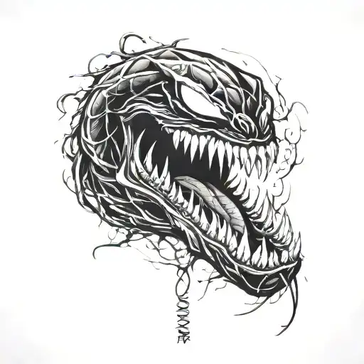 Venom Running Up The Forearm From The Inside