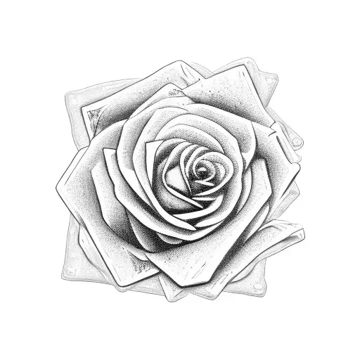 Rose Pomegranate Gipsy Arabic Tile