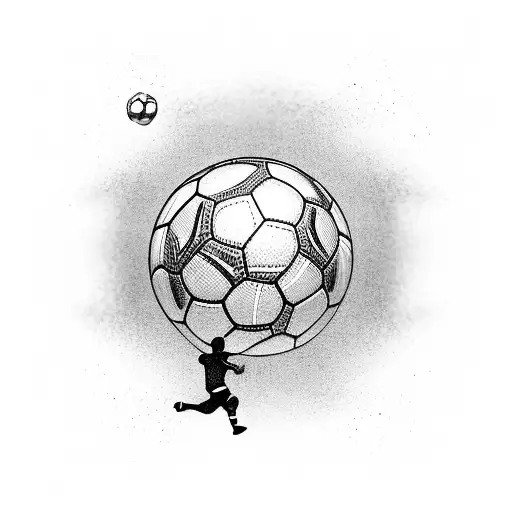 A Dynamic Soccer Player Kicking A Ball With Vinicius Jnr's Face On It