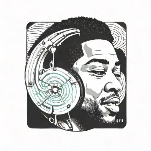 Vinyl Record With Kid Cudi In It