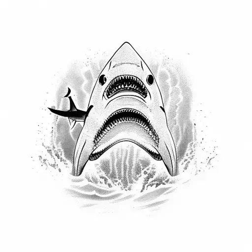 Shark Jumping Out Of Water