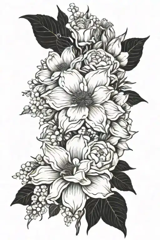 Birth Flower Bouquet