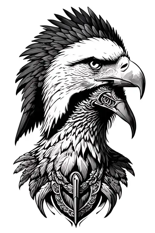 Spartan And Bald Eagle