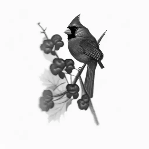 A Cardinal In An Ohio Post Stamp