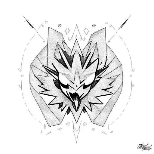 Zapdos Pokemon Tribal