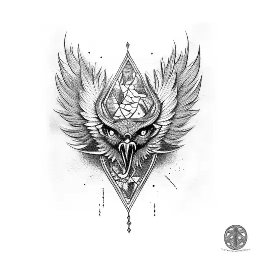 Mouri Forearm Band Tattoo With Eagle