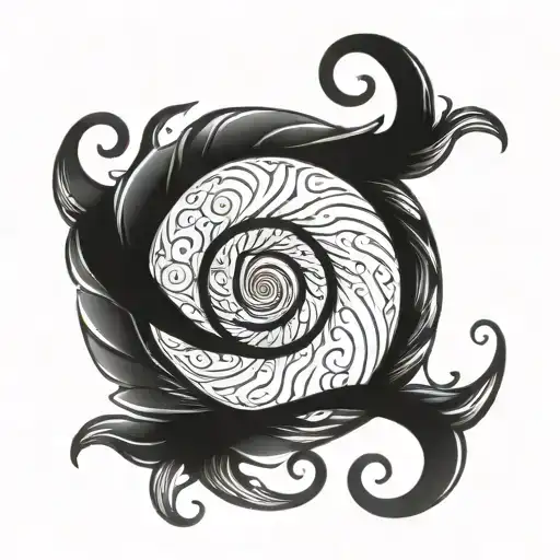 Spiral In Infinity Symbol