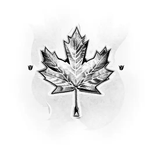 Blue Jays Mlb Team Maple Leaf Logo With Outline