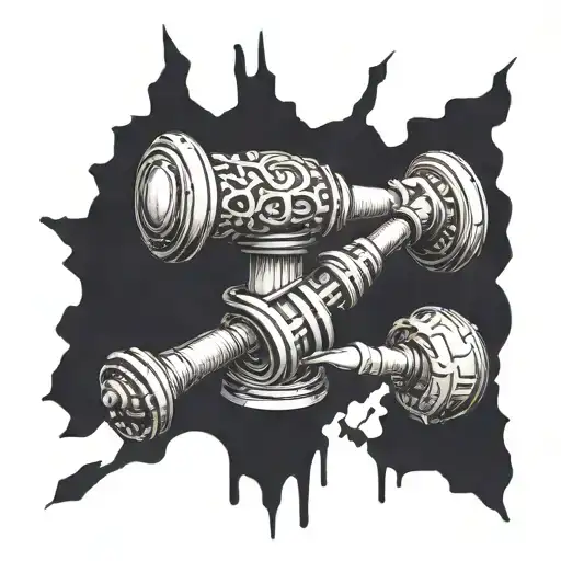 Judge's Gavel Broken In Half