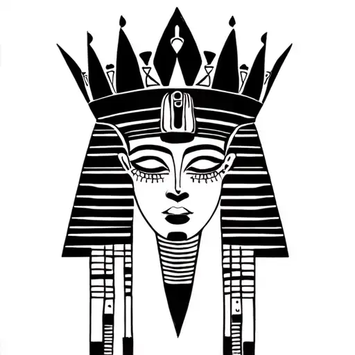 Egyptian Symbols W A Crown Hanging