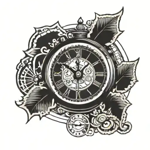 Small Clock With No Hands