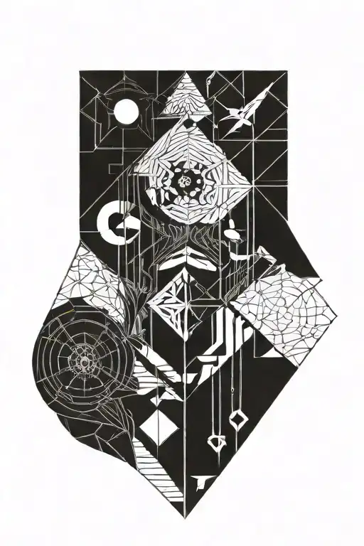 Cool Geometry Spirit Totem