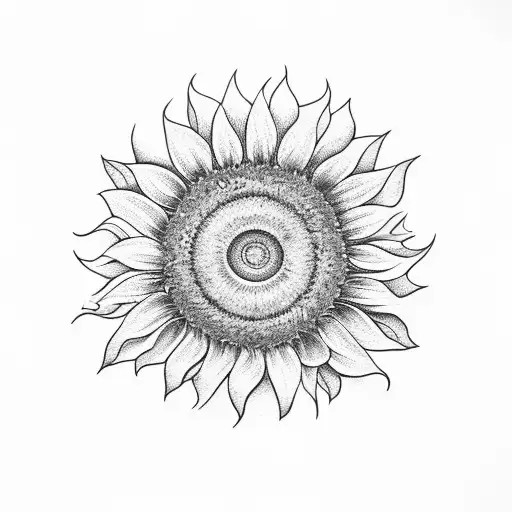 Sunflower With Infinity