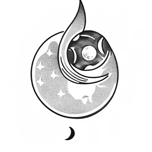 Guy Pointing At The Moon