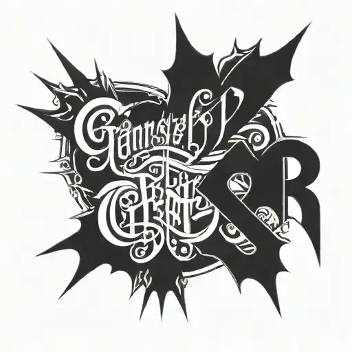 Gangster Lettering 030