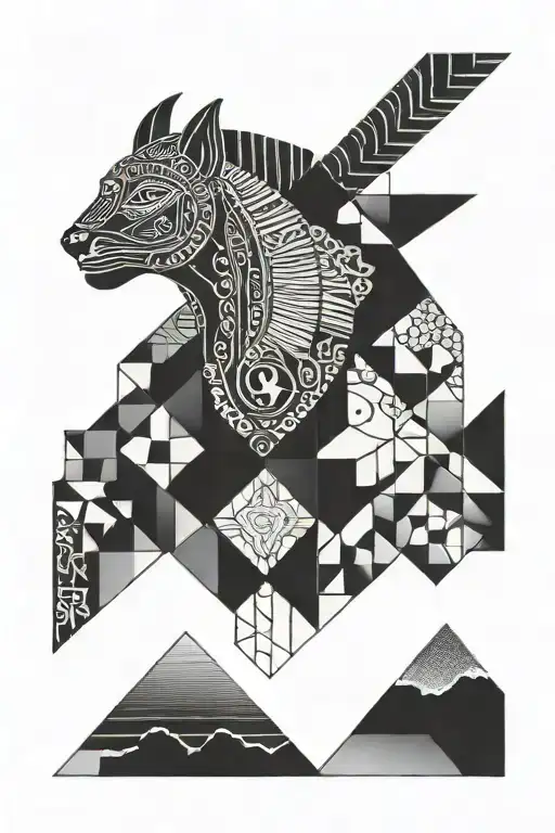 Simple Egyptian Patchwork Design