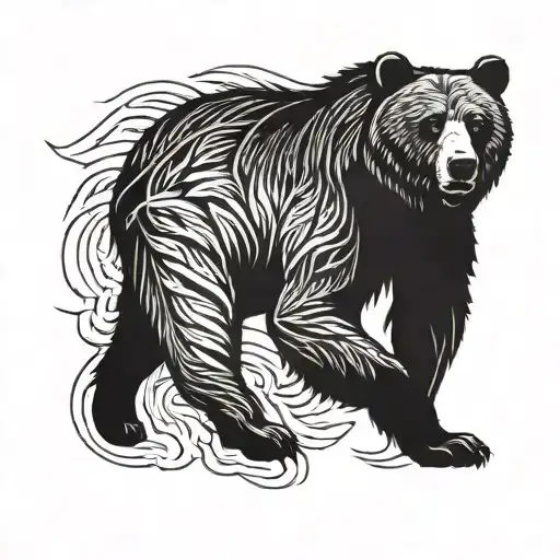 Grizzly Bear Running