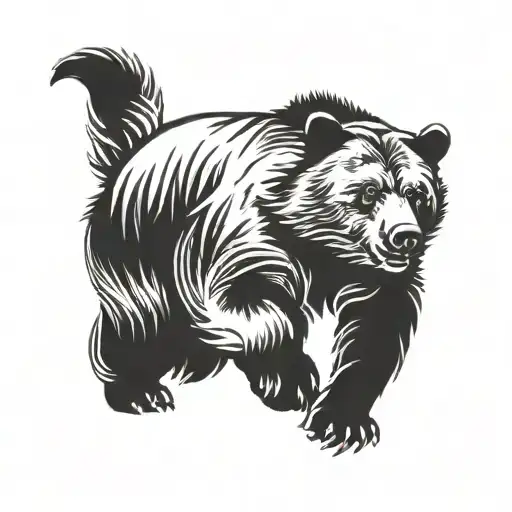 Grizzly Bear Running