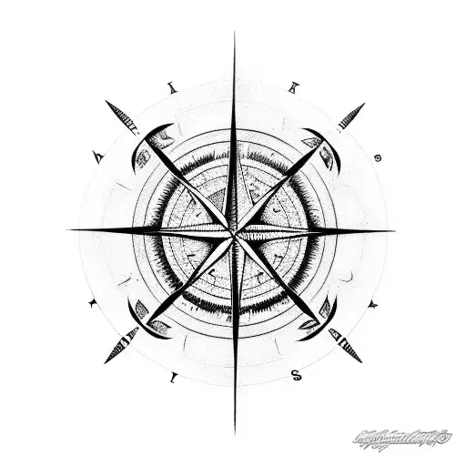 A Voodoo Child Holding A Compass And Surrounded By Basketballs