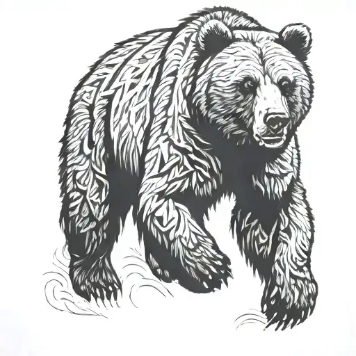 Grizzly Bear Running