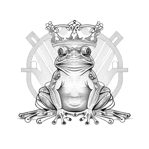 Frog Wearing A Crown