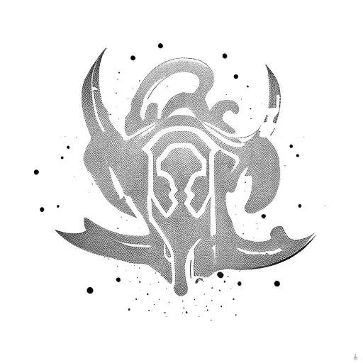 Revolver With Dog Tag Wrapped Around It