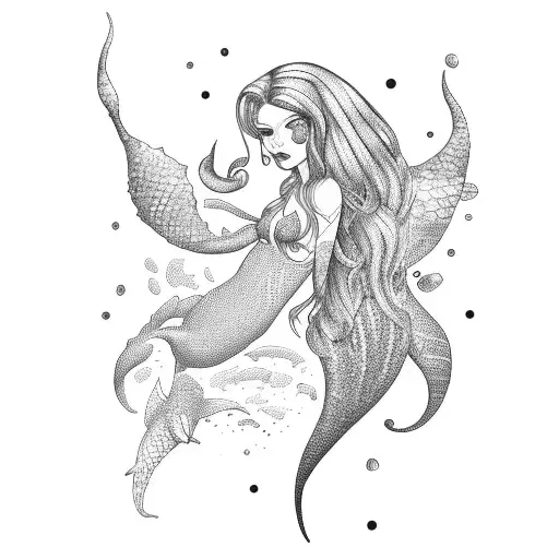 Mermaid With Koyfish
