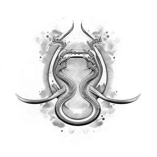 Cobra With A Katana Passing Through