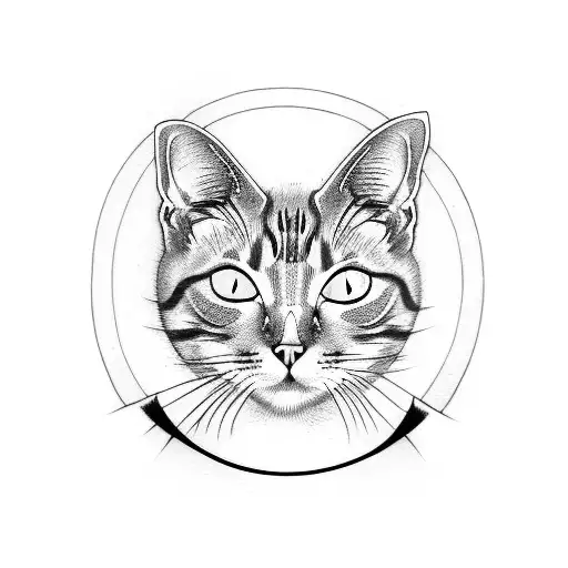 Cat Horns White Eyes