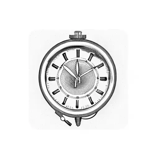 Handcuffs With Clock In Left Cuff