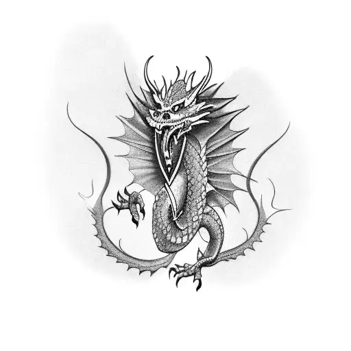 Saxon Dragon Forearm