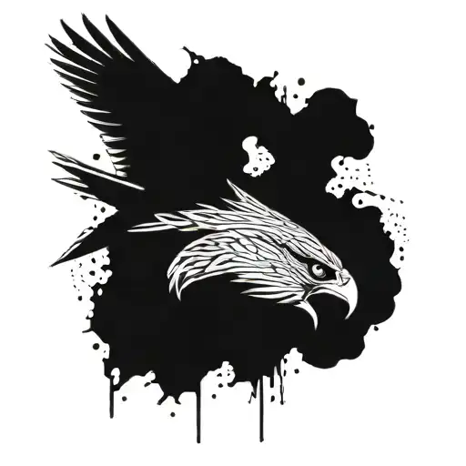 Hawk With The Numbers 4 4 4