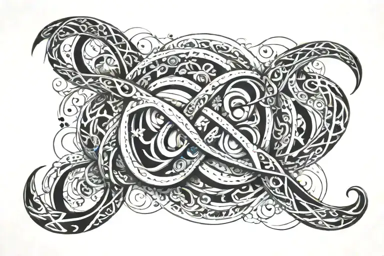 Infinity Symbol Incorporating Elements