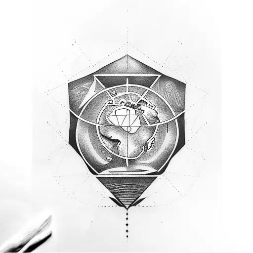 Atlas Debout Porte La Terre Statue Grec