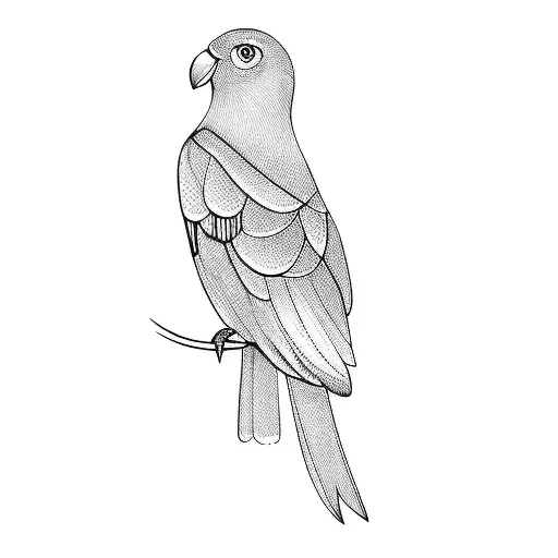 A Bird Perched On A Branch