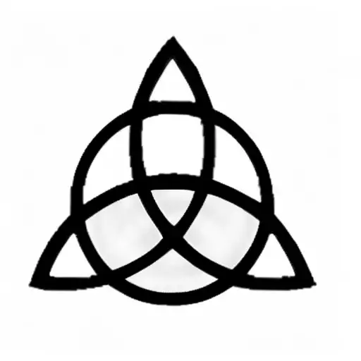 A Celtic Trinity Symbol With Helena Name