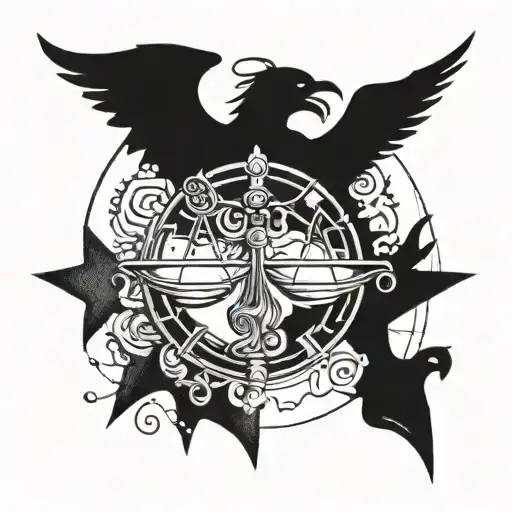 Discipline Justice Wisdom Courage Symbols