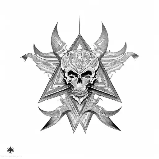 Dark And Sharp Ornamental Lines