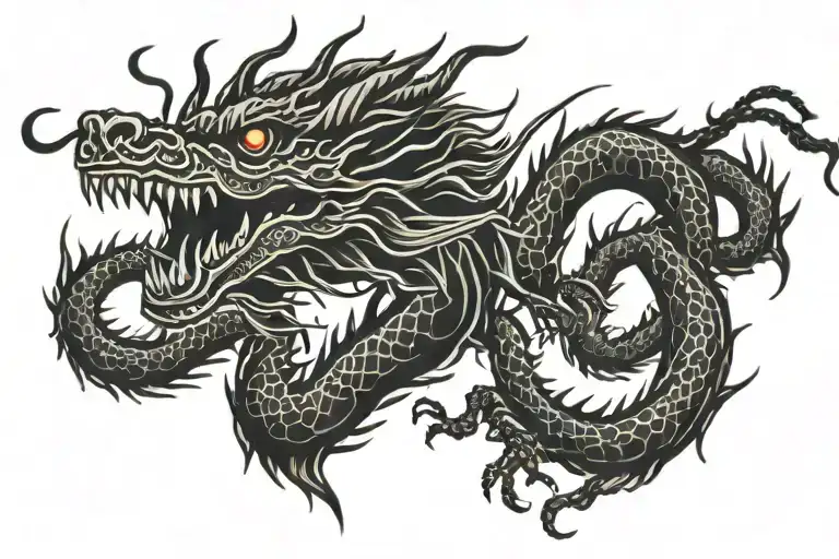 Chinese Dragon Skeleton
