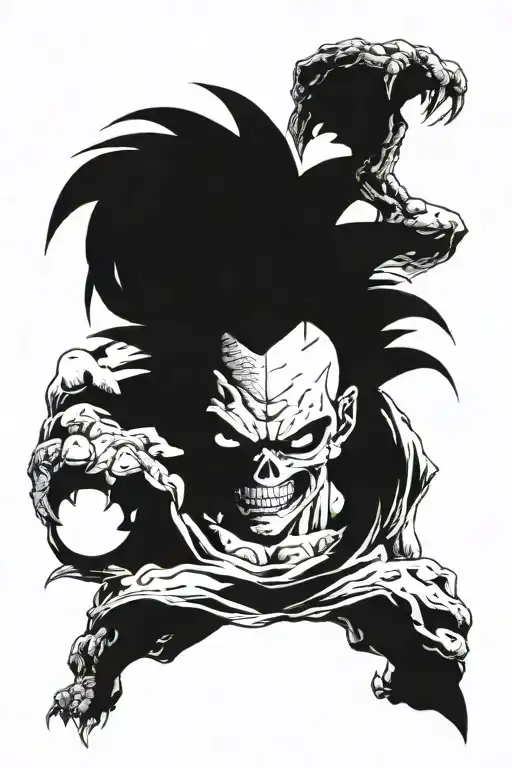 Skull And Dragon Ball Z