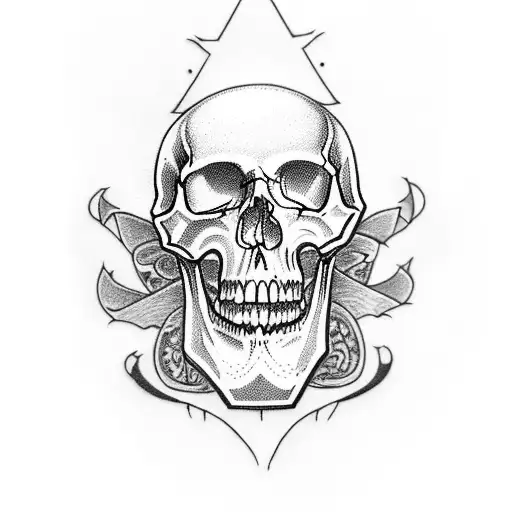 Skull And Pen