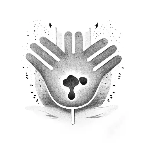 The Word Bailey Written In Cursive Lettering And A Golden Retriever Paw Print