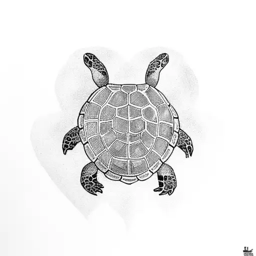 Turtle With Mushroom