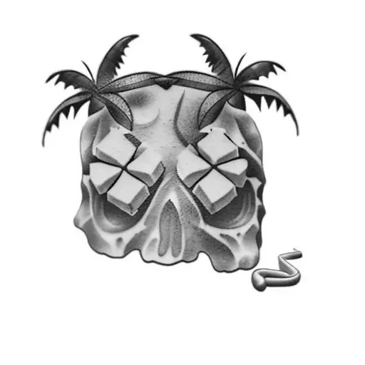 A Gohst On A Beach Sipping Cocktail With Flipflops And Hawaiian Shirt